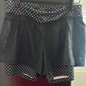 Champion Black Polka Dot Kids Shorts